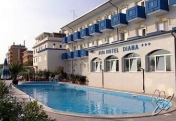 Hotel Diana Viserbella di Rimini Exterior foto